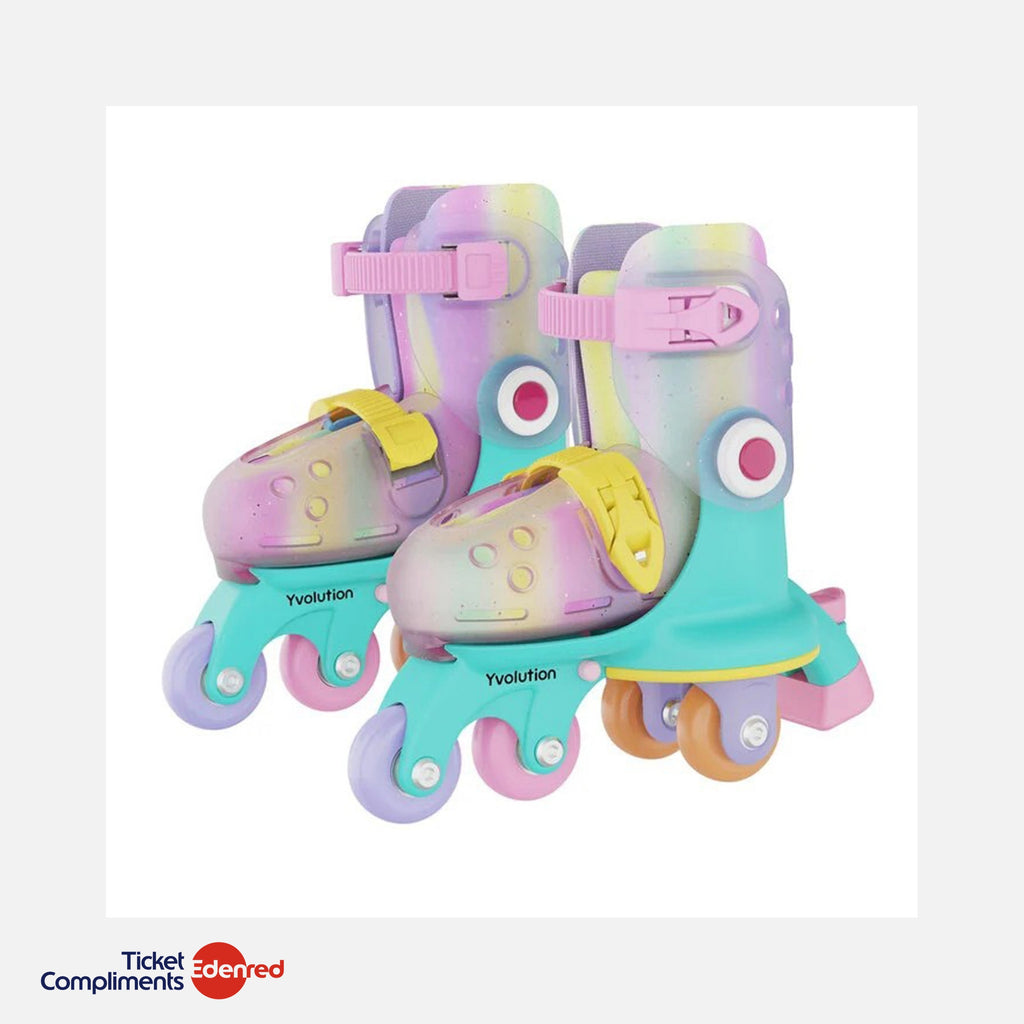 Yvolution - Twista Skates (30-34) - Regenboog - 4+