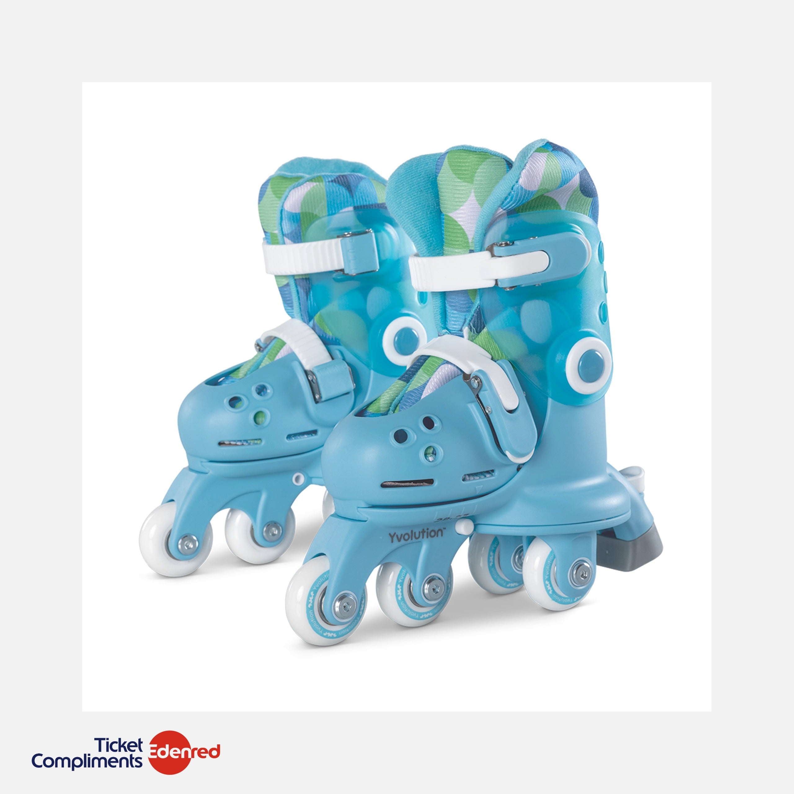 Yvolution – Twista Skates (30-34) – Bleu - 4+