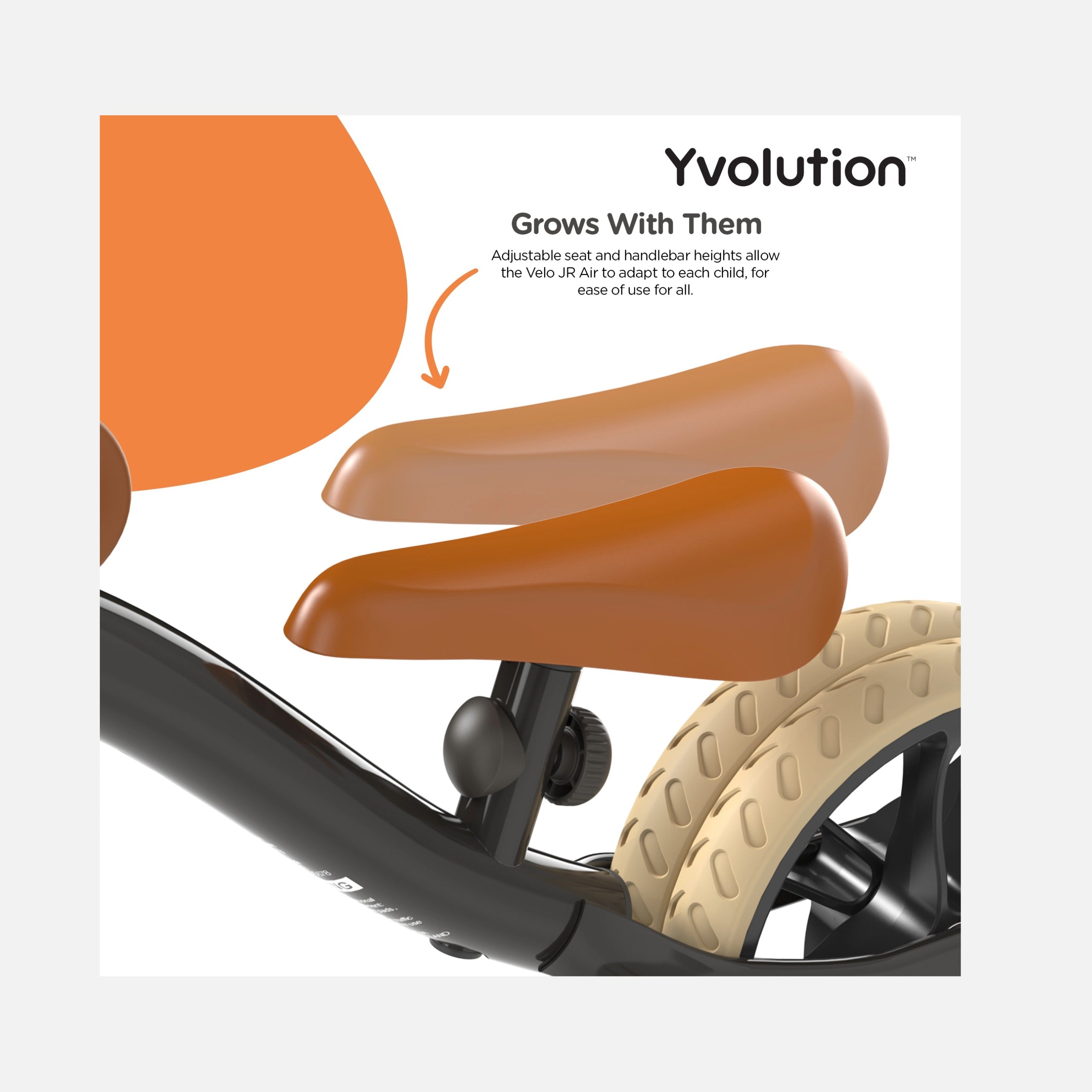 Yvolution - Yvelo jr Air - Zwart - 18m+