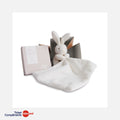 Doudou et Compagnie - Doudou Lapin Mouchoir - 10 cm - Boite fleur - 0m+