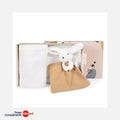 Doudou et Compagnie - Doudou & Plaid - Lapin - Happy Wild - 100 x 70 cm - 0m+