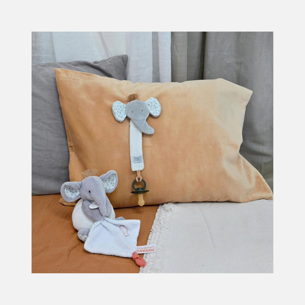 Doudou et Compagnie - Doudou Elephant - 15 cm - Gris - 0m+