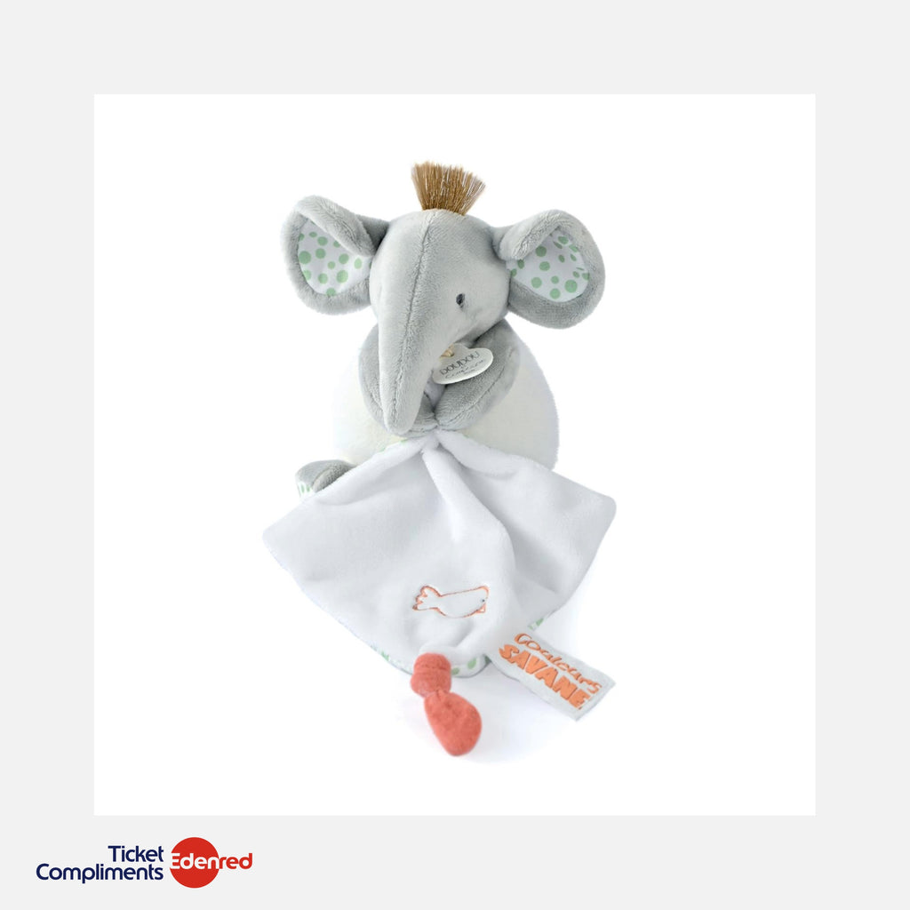 Doudou et Compagnie - Doudou Elephant - 15 cm - Gris - 0m+